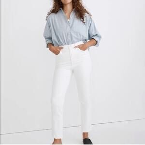 Madewell The High-Rise Perfect Vintage Jean in Tile White